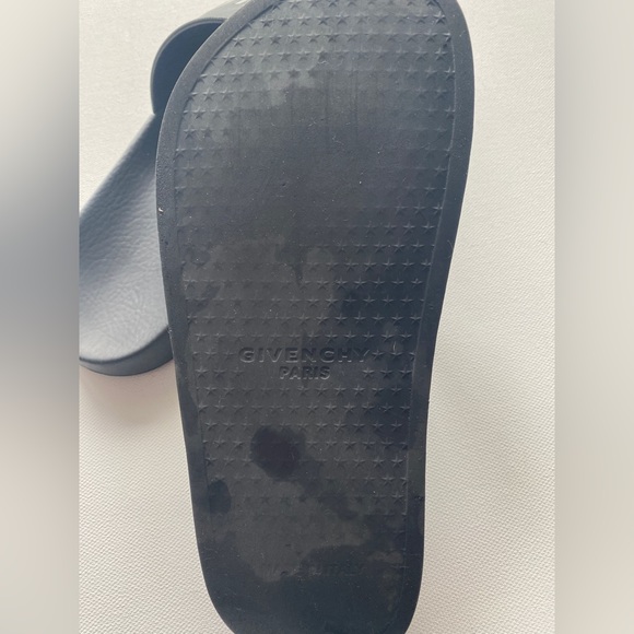 Givenchy Black Logo Pool Slides - Picture 3 of 4
